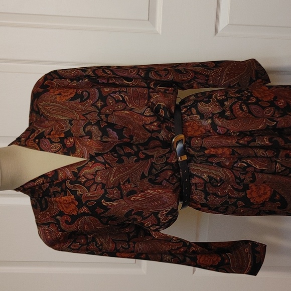 🟤Vintage Leslie Fay Dress - Picture 3 of 10